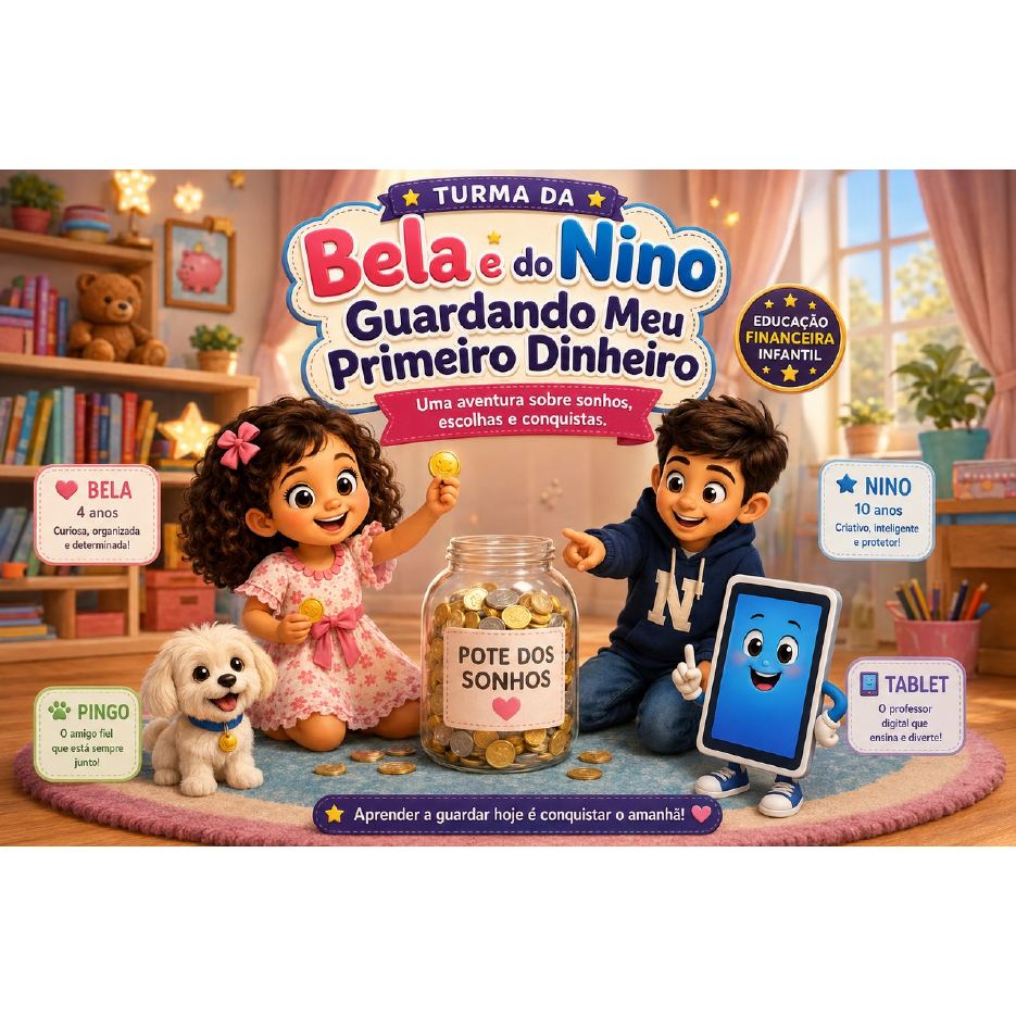 Capa: Guardando Meu Primeiro Dinheiro